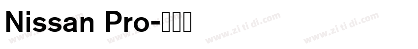 Nissan Pro字体转换